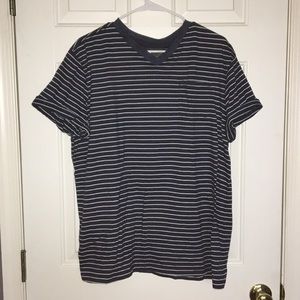 Forever 21 Blue Striped Pocket T-shirt!